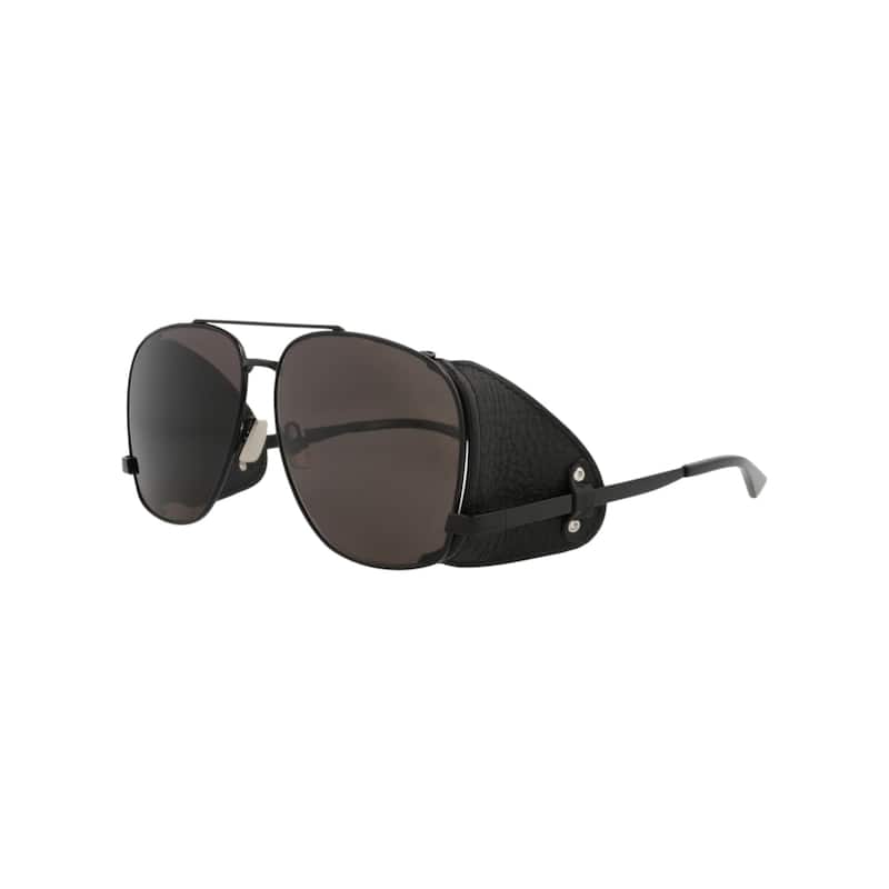 Saint Laurent Aviator-Frame Metal Sunglasses
