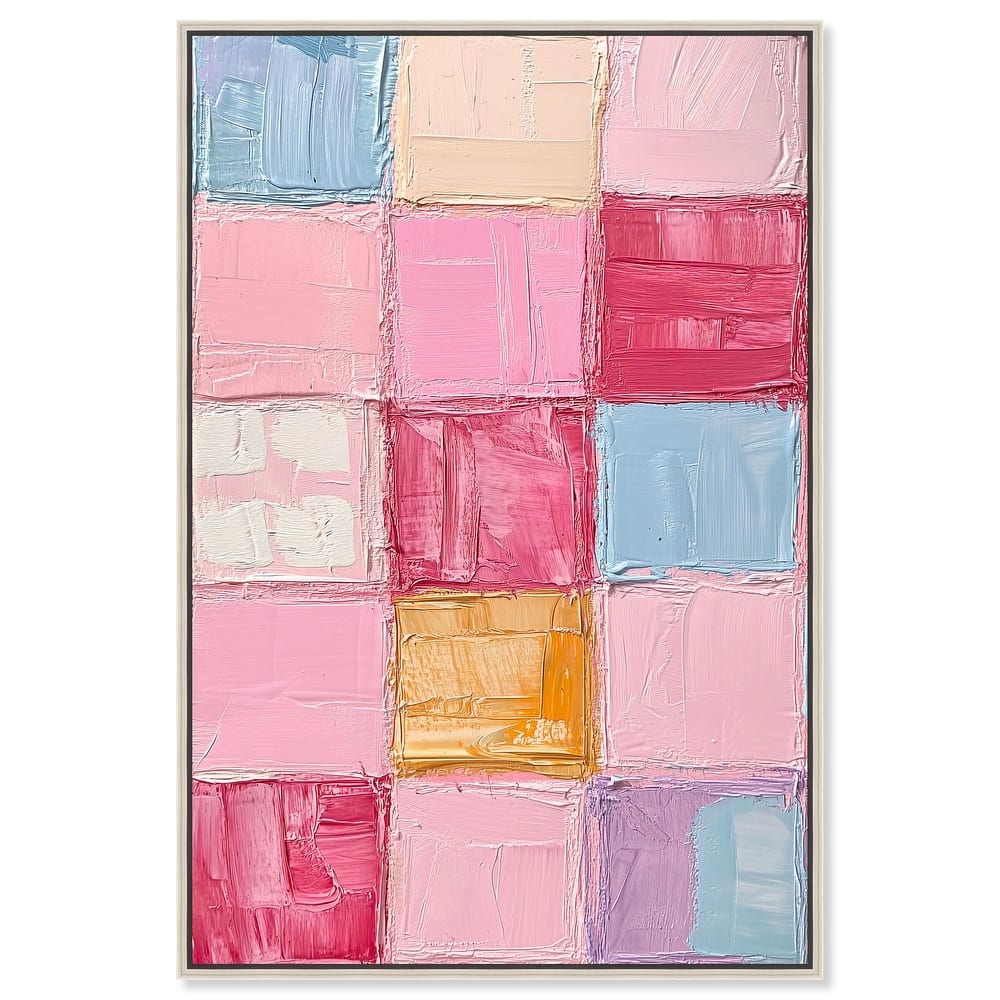 Color Squares II Canvas by Art Remedy