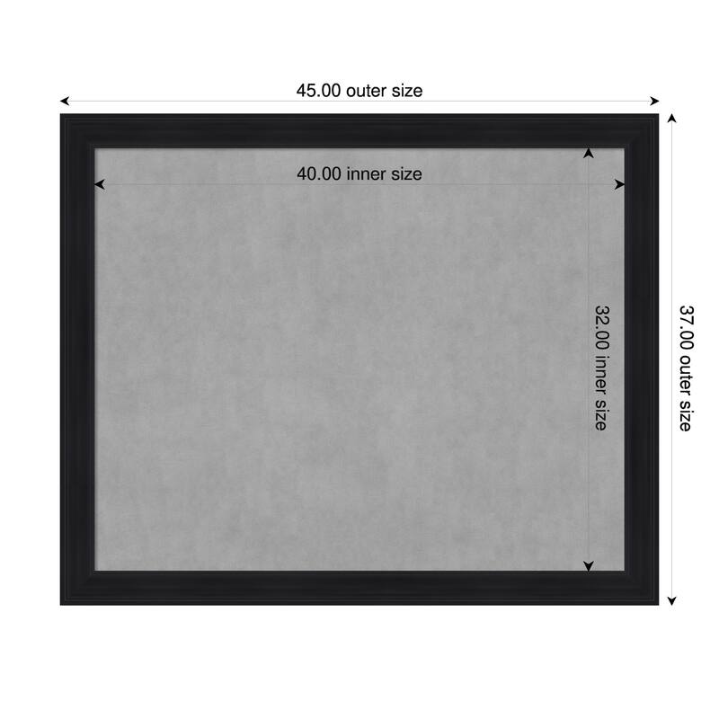 Amanti Art Abbey Black Framed - 45 x 37 in