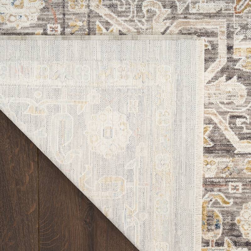 Nourison Antique Fusion Indoor only Grey Persian Area Rug