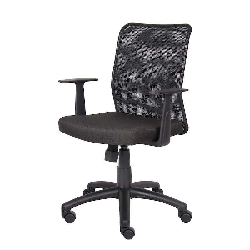 Lene Black Task Armchair, Mesh, Adjustable Tilt Tension Mechanism