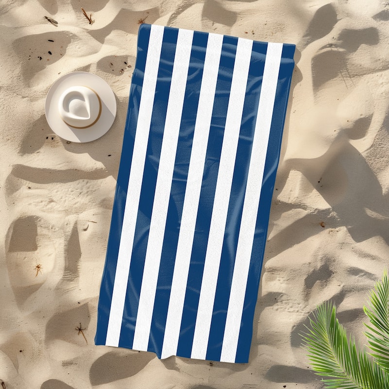 Large Cabana Stripe Beach Towel 30"x60", 35"x70"