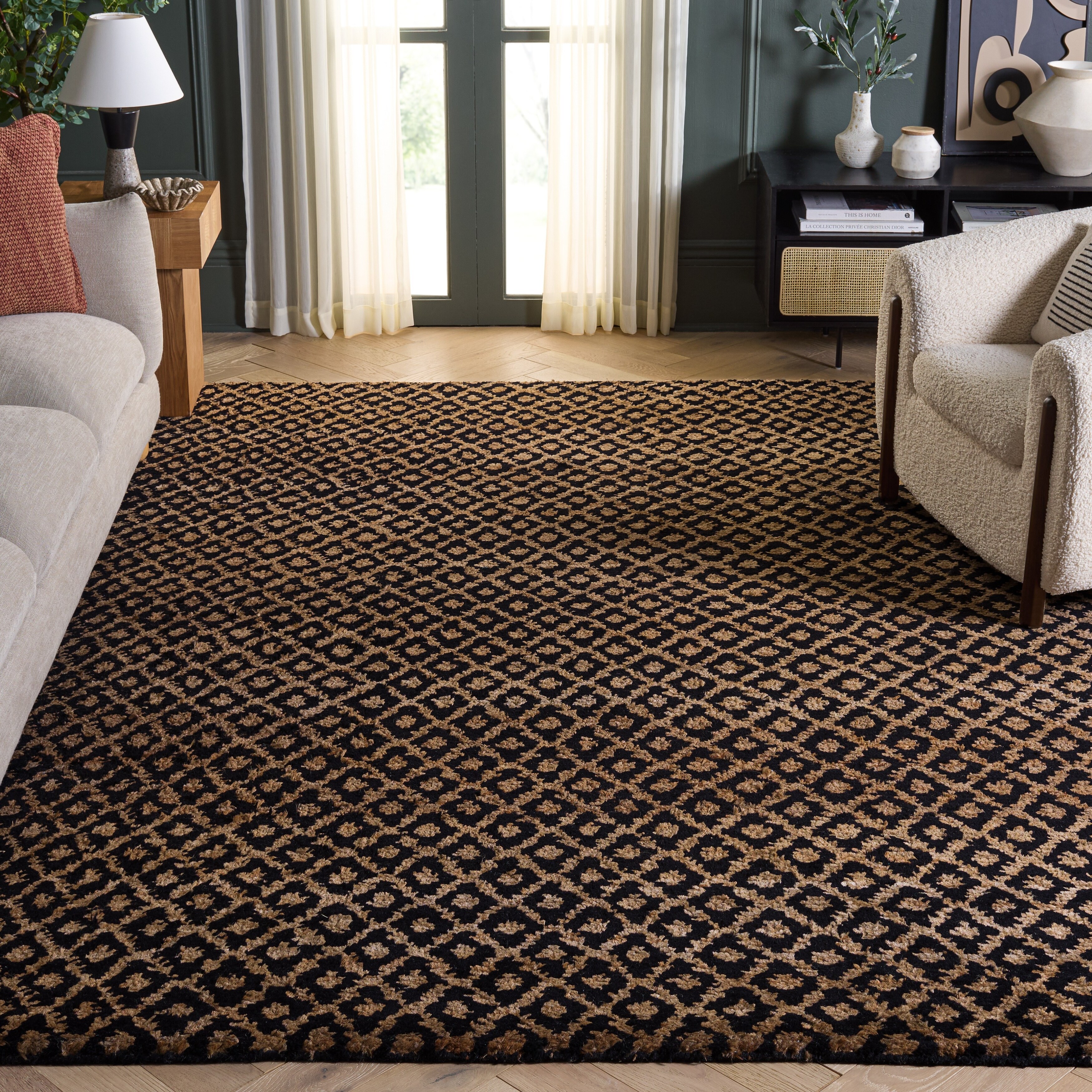 SAFAVIEH Hand-knotted Bohemian Line Boho Jute Rug
