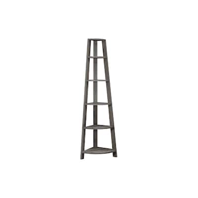5 Tier Corner Bookshelf