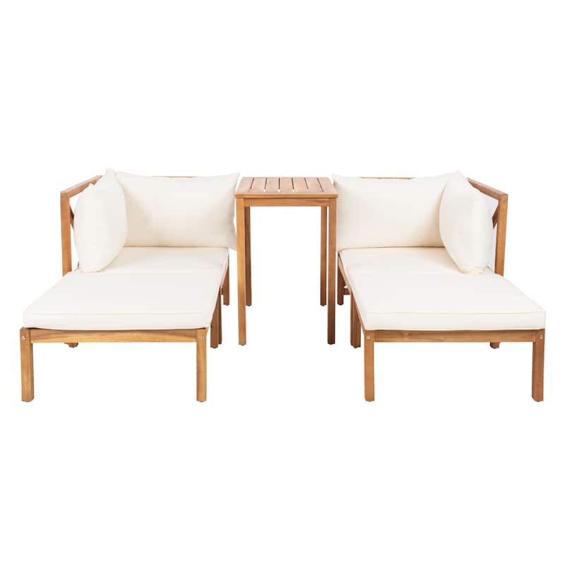 SAFAVIEH Outdoor Living Ronson 5 Pc Sectional Set - 26.9 x 26.9 x 26.8