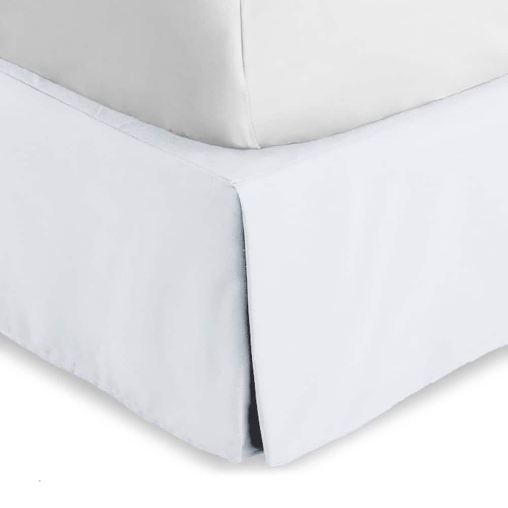 Bare Home Pleated Bed Skirt - 15-Inch Tailored Drop Easy Fit