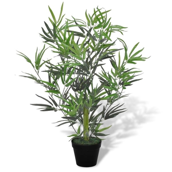 vidaXL Artificial Bamboo Tree with Pot 31"