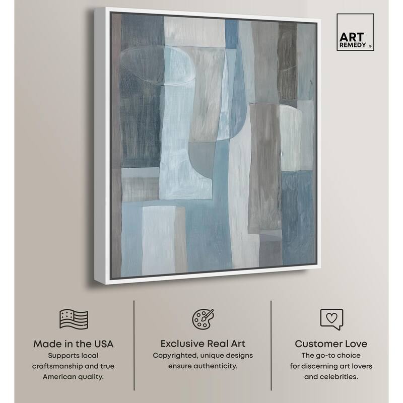 Tessellated Tones III Canvas by Art Remedy