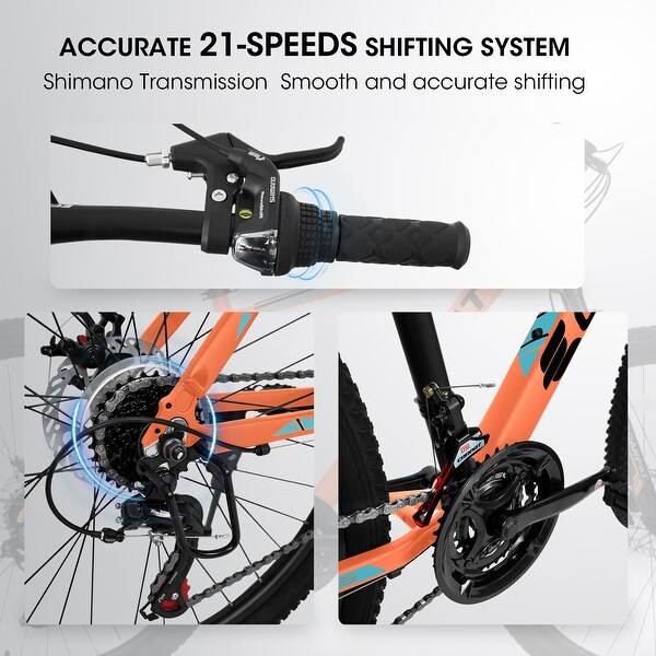 26-inch mountain bike adult aluminum frame shock absorbing