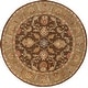 preview thumbnail 27 of 53, Artistic Weavers Coliseum Hand Tufted Traditional Border Wool Area Rug 6' Round - Brown/Camel