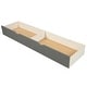 preview thumbnail 26 of 29, Twin Over Full/Twin Bunk Bed with Storage Shelves & Drawers, Wood Bunk Bed Frame with Safety Guardrails, Convertible Bottom Bed