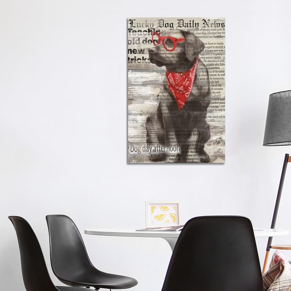 iCanvas "Lucky Dog" by Carol Robinson Canvas Print