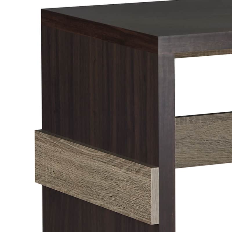 Samtredia Chestnut Brown 47-inch Wood Modular Computer Desk by Copper Grove