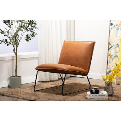 Porthos Home Quyen Armless 1 Sofa Seat, Microfiber Upholstery, Steel Legs