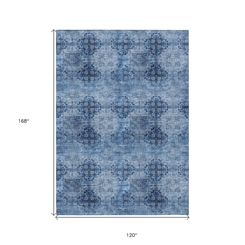 Alvafi Garden-Inspired Weather Resistant Classic Meets Modern Outdoor Rug