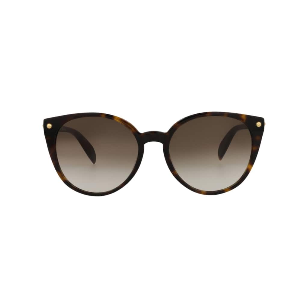 Alexander McQueen Round-Frame Acetate Sunglasses