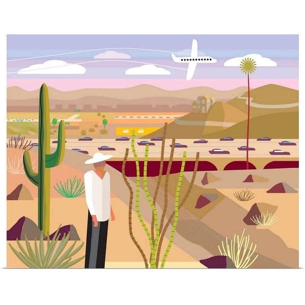 "Arizona Landscape" Poster Print