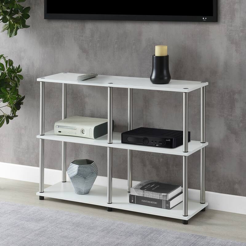 Convenience Concepts Designs2Go No Tools Storage Console Table with Shelves