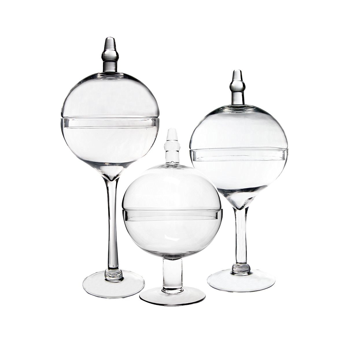 https://ak1.ostkcdn.com/images/products/is/images/direct/45bfdae6435318a088260c7c66afc3ccc08c8a4b/CYS%C2%AE-Apothecary-Glass-Jar-Bubble-Bowl-with-Stem-Candy-Buffet-Containers-Vase-with-Lid%2C-Set-of-3.jpg