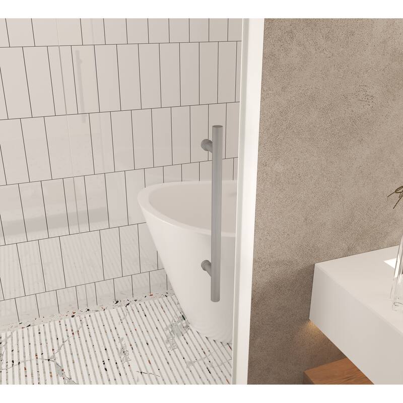 Frameless shower door, Stainless Steel Handle