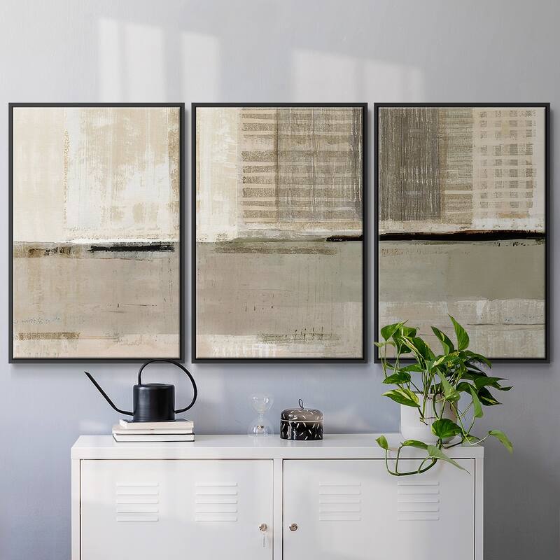 Across the Abstract Bay I - Multi Piece Framed Canvas
