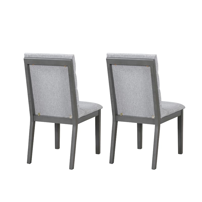Tufted Upholstery Modern Dining Chairs Set of 2 - Stylish Comfort for Every Space