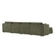 preview thumbnail 140 of 179, Mia Oversized Modular Sectional Fabric Sofa