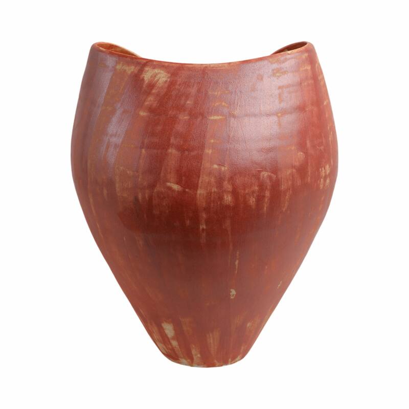 Porcelain Jenison Elegant Decorative Vase - Red