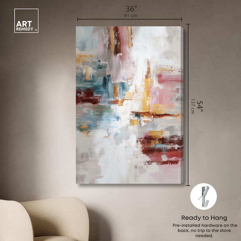 Warmth and cool I Canvas by Art Remedy, Gallery Wrapped