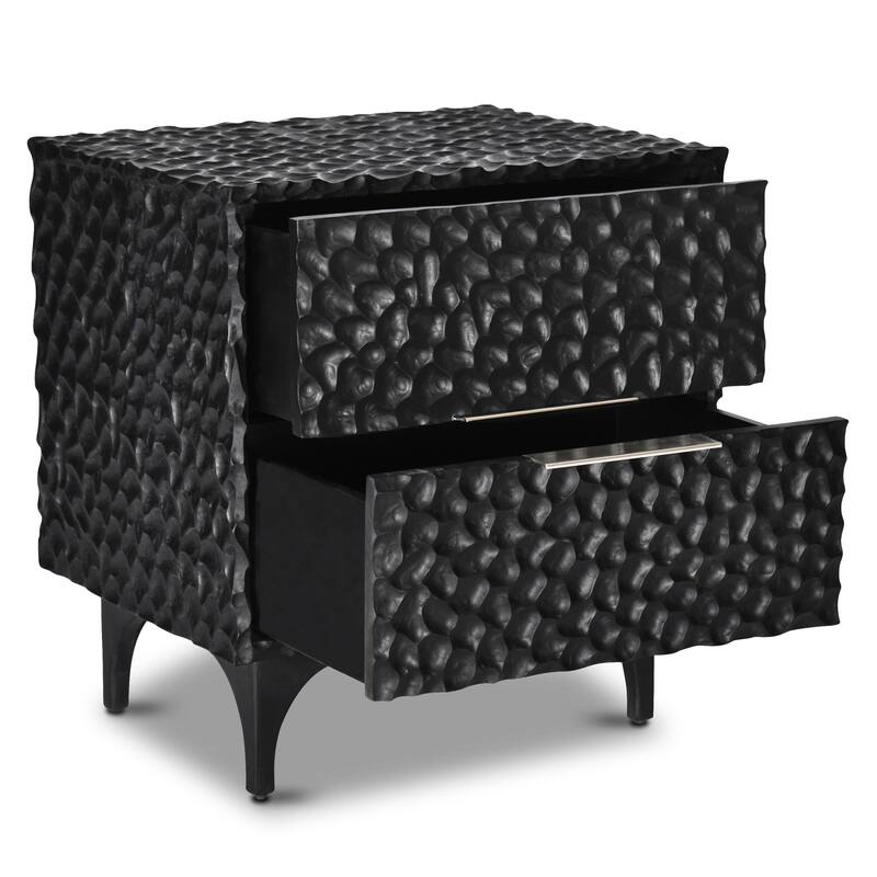 Poly & Bark Chennai Nightstand - Handcrafted Solid Wood