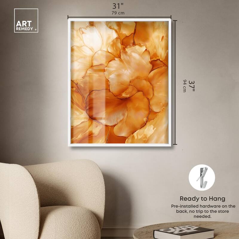 Sunlit Bloom II Shadowbox by Art Remedy