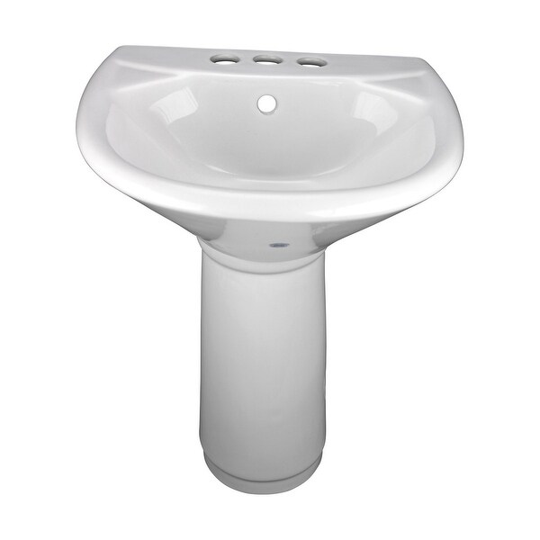 Child China White Mini Porcelain Pedestal Sink Toddler