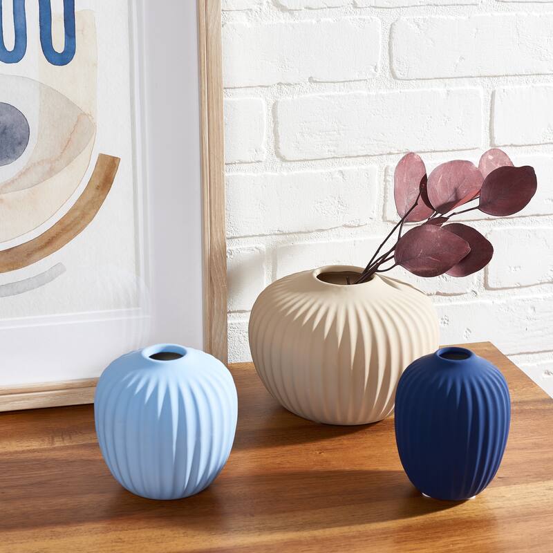 SAFAVIEH Jacie Ceramic Decorative Vase (Set of 3) - 6Wx6Dx4H