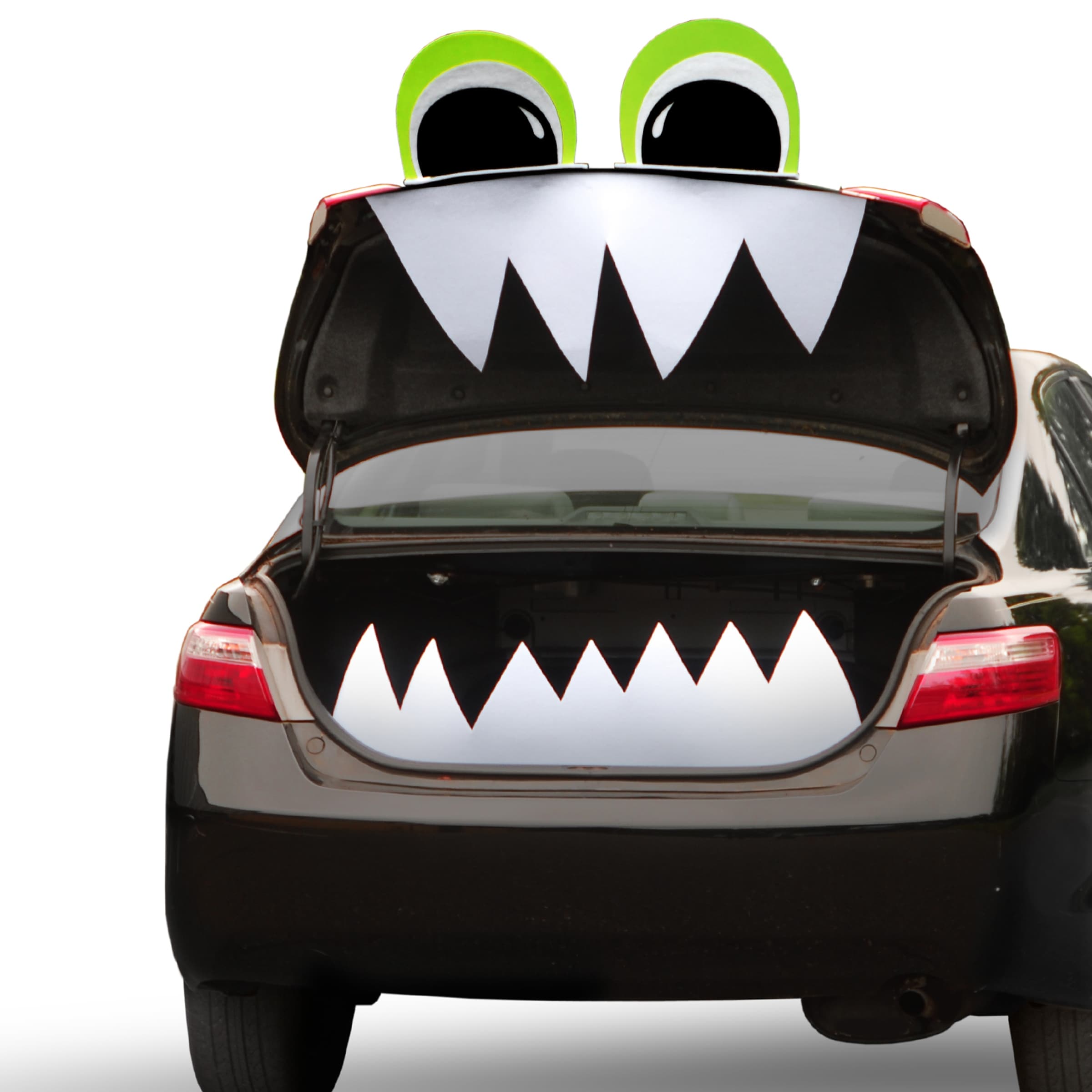 National Tree Company Halloween TRICKY TRUNKS Car Decoration Kit, Bright Eyes, 4-Piece Kit