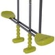 preview thumbnail 8 of 7, HOMCOM 3-in-1 Outdoor Swing Set with 2-Person Swing, Single-Kid Swing, and Climbing Ladder