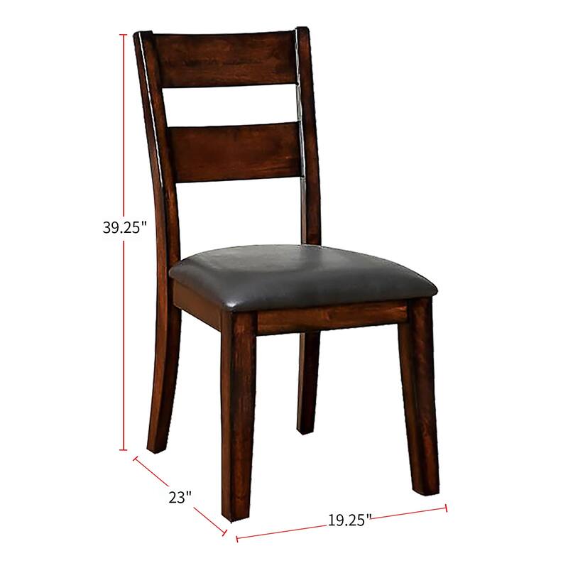 Counter Height Dining Set in Dark Cherry