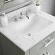 preview thumbnail 14 of 12, Madison Carrara White Marble Countertop Vanity with Mirror and Faucet