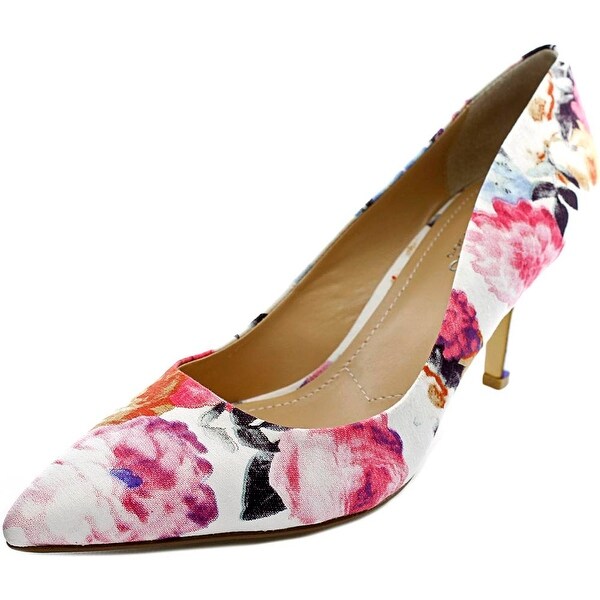 Charles By Charles David Sasha Women Pointed Toe Canvas Multi Color Heels