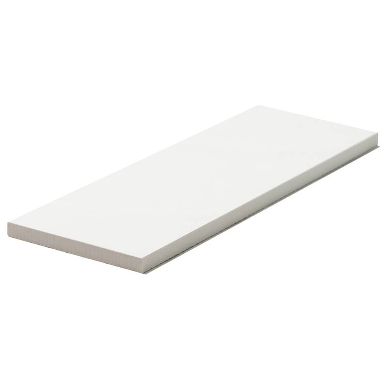 Penthouse 4x12 White Polished Porcelain Subway Tile - Floor, Wall