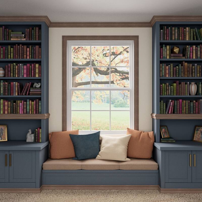WM338: 9/16-in D x 3-3/8-in W x 96-in L Americraft Solid Hardwood Stain Grade Fluted or Reeded Reversible Moulding