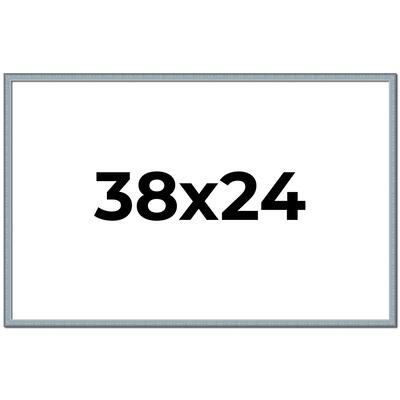 38x24 Frame Rustic Sky Blue Solid Wood Picture Frame | 0.75 Inch