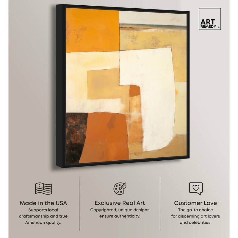 Clay and Canvas II Canvas by Art Remedy
