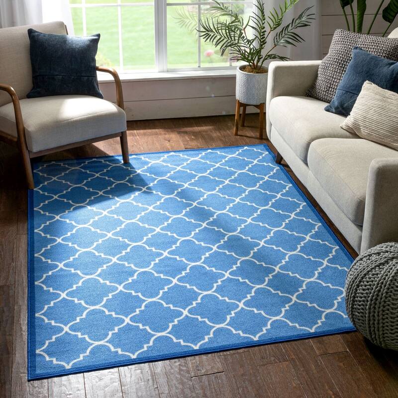 Well Woven Kings Court Brooklyn Trellis Lattice Modern Area Rug