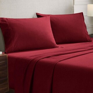 Superior Solid Flannel Cotton Fuzzy Pillowcases Set Of 2 Bed Bath 