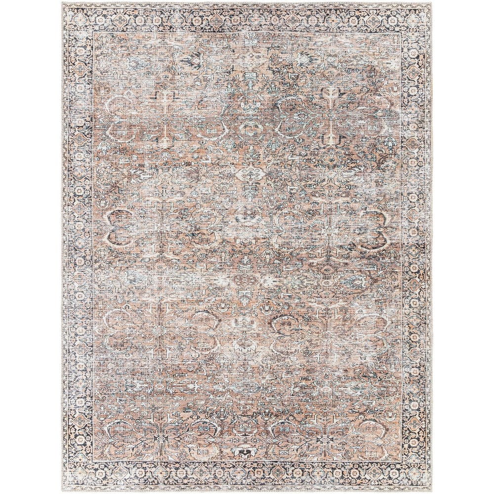 Livabliss Antonella Traditional Vintage Machine Washable Area Rug