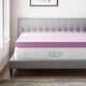 preview thumbnail 4 of 13, Lucid Comfort Collection Lavender and Aloe Memory Foam Mattress Topper