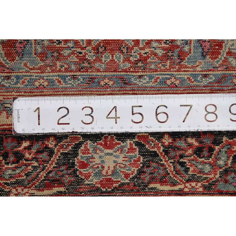 Vegetable Dye Senneh Accent Rug Handmade Wool Carpet - 3'4" x 5'0"