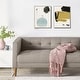 Priage by ZINUS Warm Grey Upholstered Loveseat Sofa - On Sale - Bed ...
