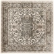 preview thumbnail 90 of 107, Nourison Concerto Classic Persian Medallion Area Rug. 5' x Square - Ivory/Gray