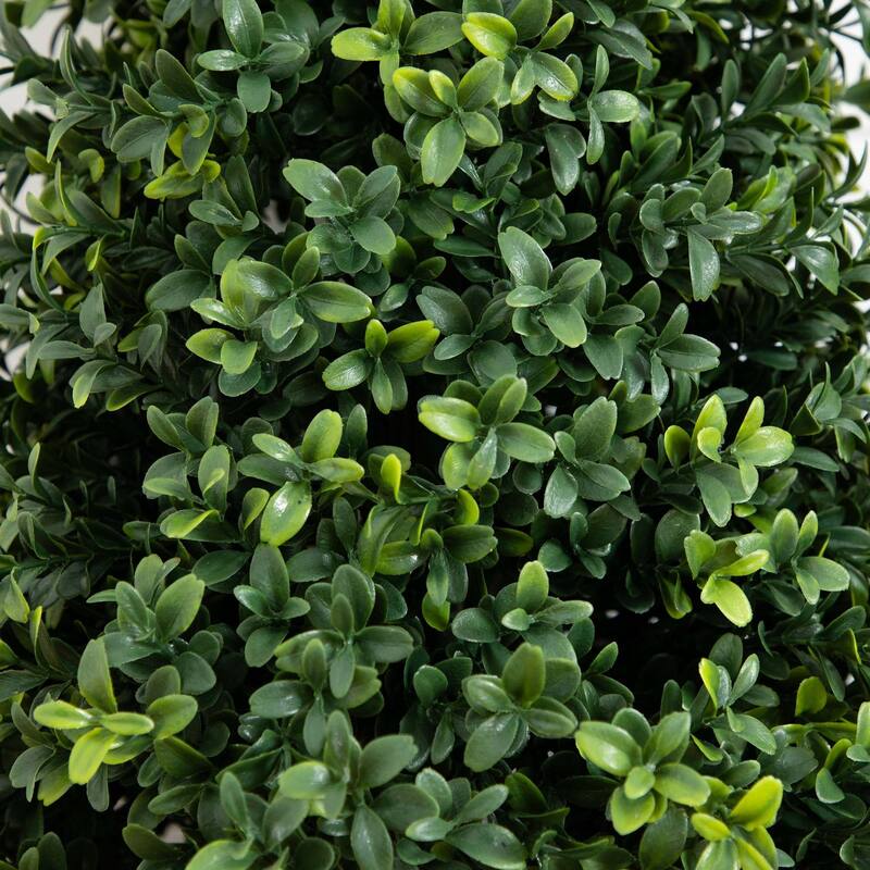 Artificial Boxwood Plants with Stakes - 3' - Green - Set of 2